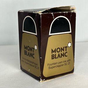 Vintage Mont Blanc Fountain Pen Ink With Superclean SC 21. Made in Germany